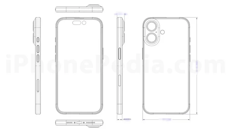 Revolutionary Design Changes Unveiled in iPhone 16 Schematic: Vertical Camera Layout Takes Center Stage