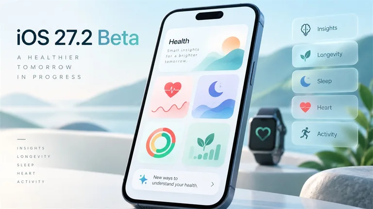 iOS 27.2 Public Beta Arrives With a Preview of Apple’s New Health App
