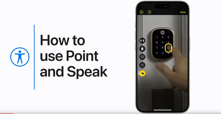 How to Use Point and Speak on iPhone or iPad