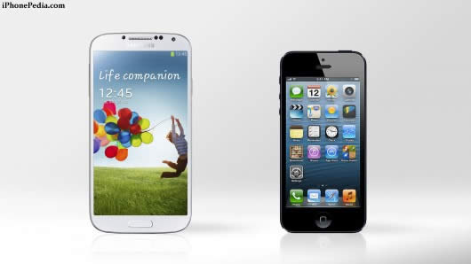 iphone 5 vs galaxy s4