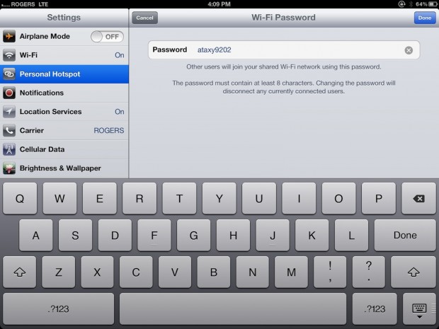 how can i find my wifi password on my ipad