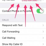 2. how to find your phone number on iPhone