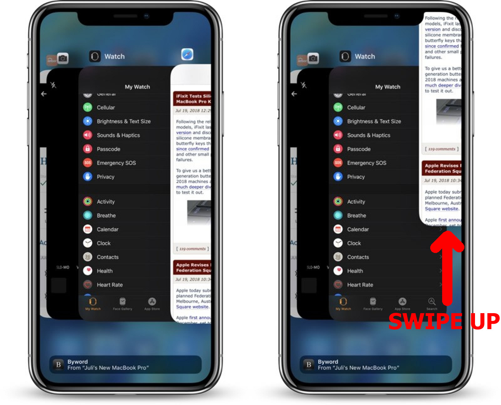 How to Clean Open Apps on iPhone XS Max