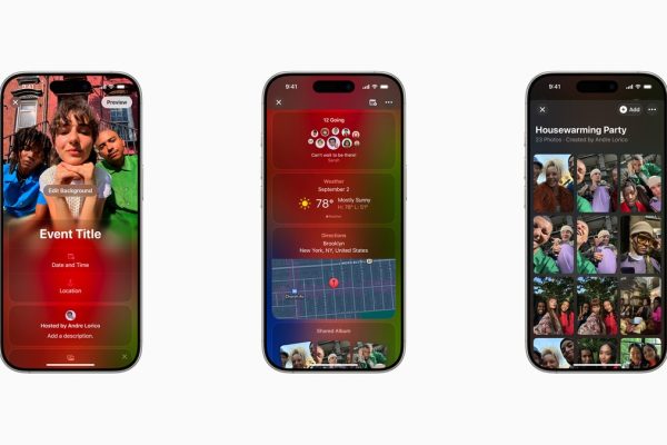 Apple Invites update: official views of event creation, guest details and a shared album